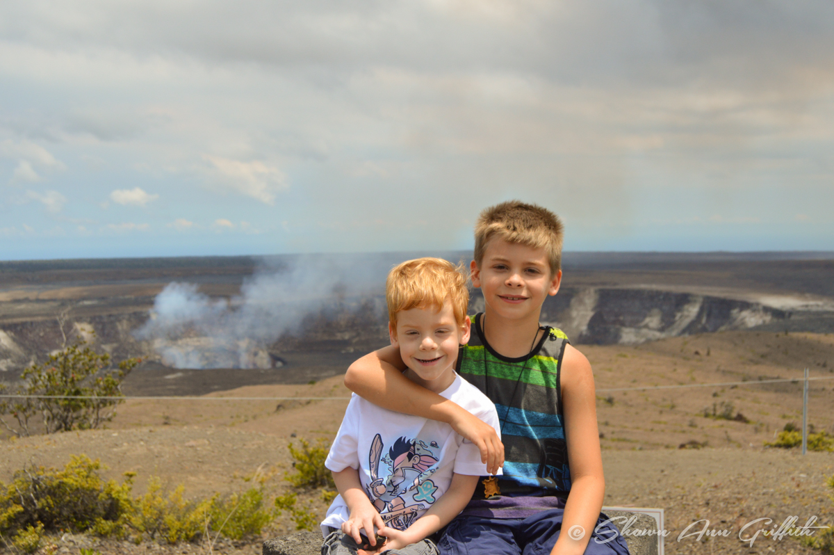 Thaddeus & Xavier on an Active Volcano