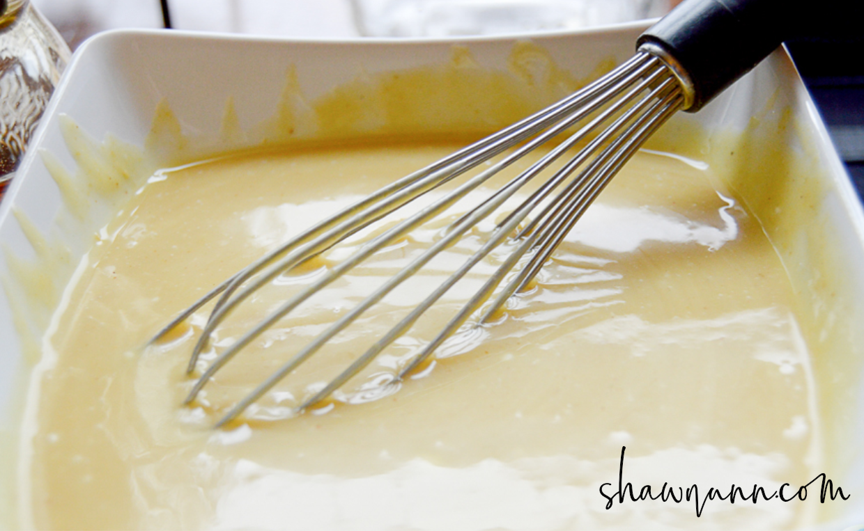 This is a recipe for homemade honey mustard. This recipe is very similar to the honey mustard you would get from Chili's.