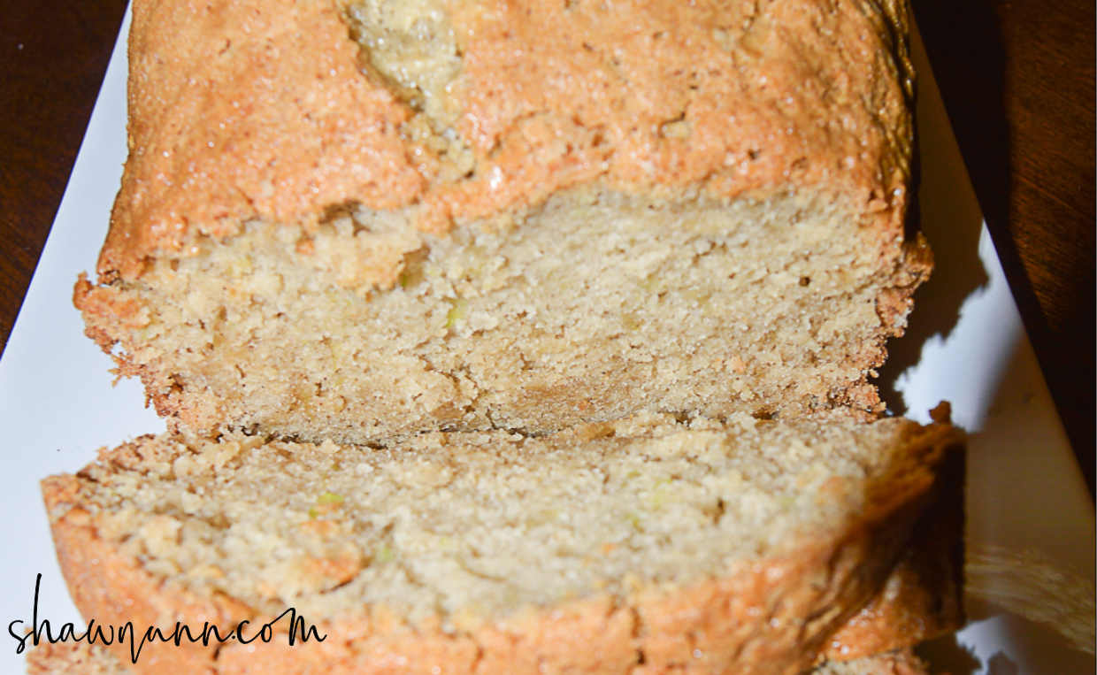Freshly baked zucchini bread recipe that the entire family will love. You don't have to be a zucchini fan to enjoy this freshly baked bread.