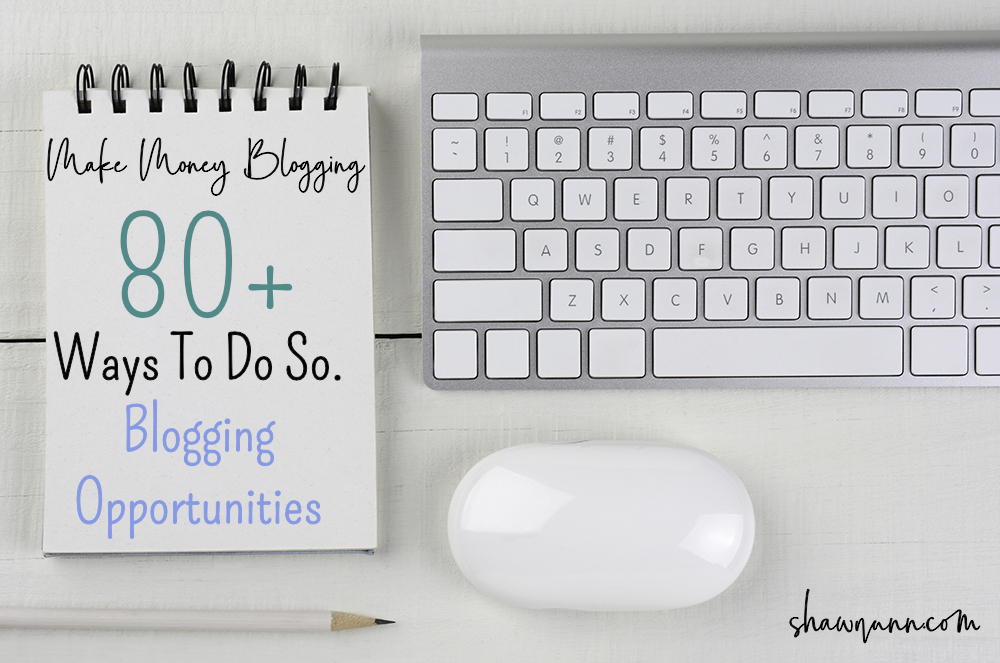 You've started blogging. Now you want to know how to make money blogging. Here are 80+ different ways to make money with your blog.