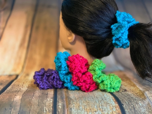 Hair Scrunchies | Crochet Scrunchies, Women's Hair Accessories, Hair Ties